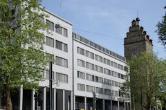Das Bild zeigt das Gebäude des Arbeitsgerichts Freiburg
