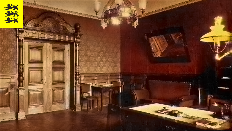 © Stadtarchic (sw) | ehem. Präs.Zimmer, heute Saal 101