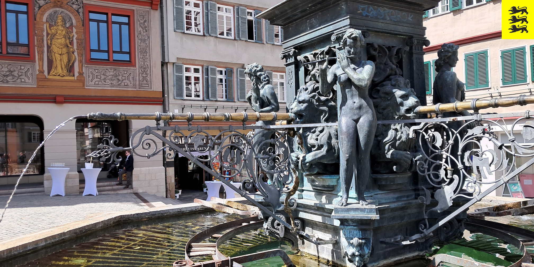 © Sprißler | Brunnen vor dem Rathaus