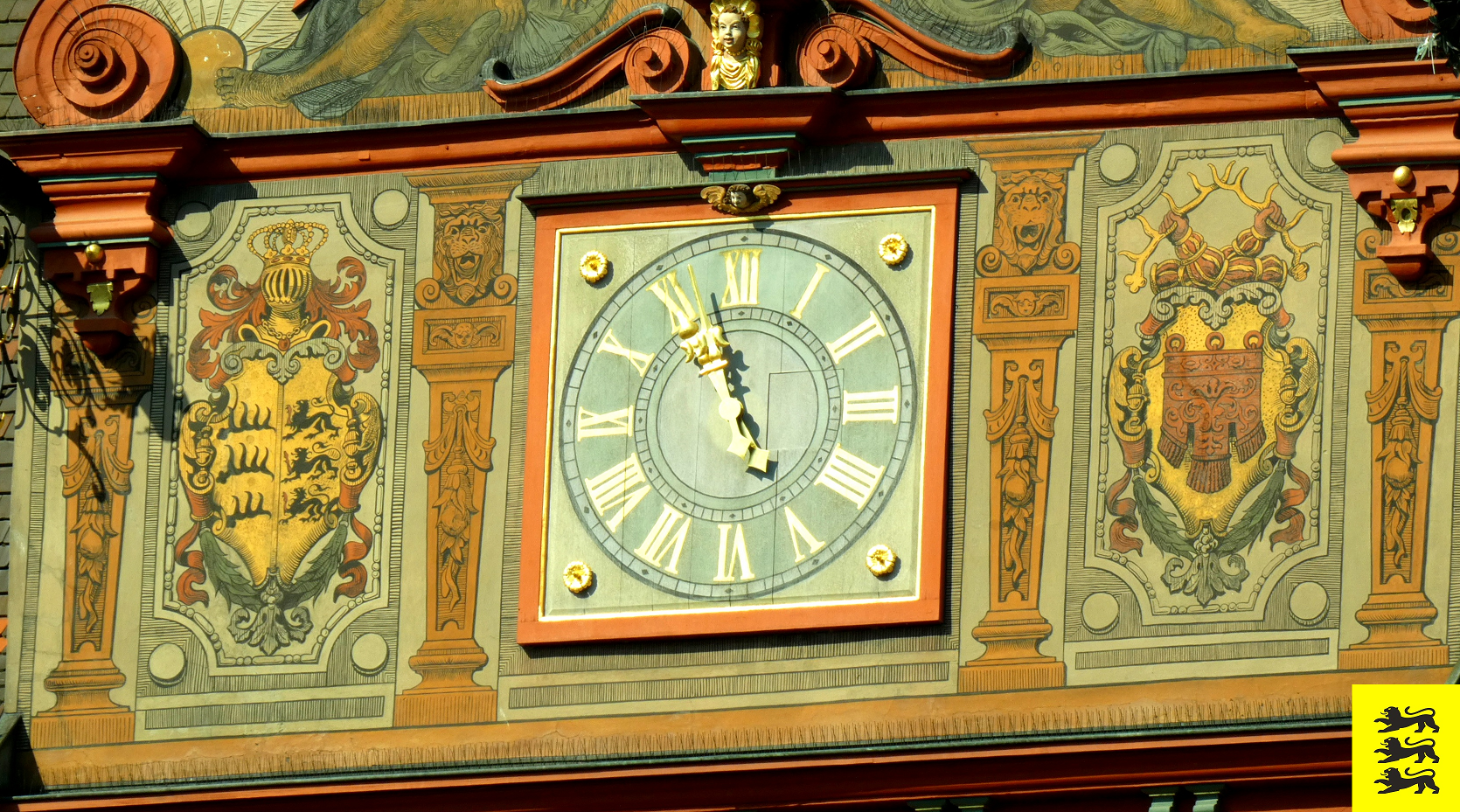 © Sprißler  |  Rathausuhr Tübingen